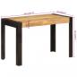 Preview: Esstisch 120x60x76 cm Massivholz Mango