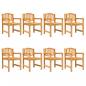Preview: ARDEBO.de - 9-tlg. Garten-Essgruppe Massivholz Teak