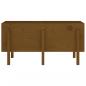 Preview: Hochbeet Honigbraun 121x50x57 cm Massivholz Kiefer