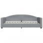 Preview: Tagesbett Hellgrau 90x200 cm Stoff