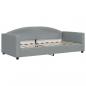 Preview: Tagesbett Hellgrau 90x190 cm Stoff
