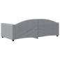 Preview: Tagesbett Hellgrau 90x190 cm Stoff