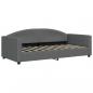 Preview: Tagesbett Dunkelgrau 90x190 cm Stoff