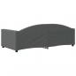Preview: Tagesbett Dunkelgrau 90x190 cm Stoff