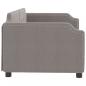Preview: Tagesbett Taupe 80x200 cm Stoff