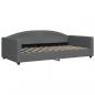 Preview: Tagesbett Dunkelgrau 100x200 cm Stoff