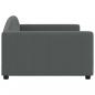 Preview: Tagesbett Dunkelgrau 100x200 cm Stoff