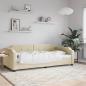 Preview: ARDEBO.de - Tagesbett Creme 80x200 cm Stoff