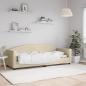 Preview: ARDEBO.de - Tagesbett Creme 80x200 cm Stoff
