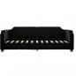 Preview: Tagesbett Schwarz 80x200 cm Stoff