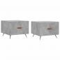 Preview: Couchtische 2 Stk. Betongrau 50x50x40 cm Holzwerkstoff