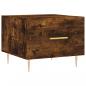 Preview: Couchtische 2 Stk. Räuchereiche 50x50x40 cm Holzwerkstoff