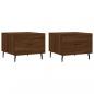 Preview: Couchtische 2 Stk. Braun Eichen-Optik 50x50x40 cm Holzwerkstoff