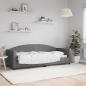 Preview: ARDEBO.de - Tagesbett Dunkelgrau 80x200 cm Stoff