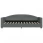 Preview: Tagesbett Dunkelgrau 80x200 cm Stoff