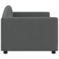 Preview: Tagesbett Dunkelgrau 80x200 cm Stoff