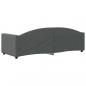 Preview: Tagesbett Dunkelgrau 80x200 cm Stoff