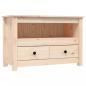 Preview: TV-Schrank 79x35x52 cm Massivholz Kiefer