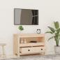 Preview: TV-Schrank 79x35x52 cm Massivholz Kiefer