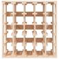 Preview: Weinregal 58,5x33x60,5 cm Massivholz Kiefer
