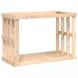 Preview: Outdoor-Kaminholzregal 108x52x74 cm Massivholz Kiefer
