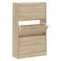 Preview: Schuhschrank Sonoma-Eiche 63x24x103 cm Holzwerkstoff