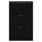 Preview: Schuhschrank Schwarz 63x24x103 cm Holzwerkstoff