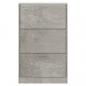 Preview: Schuhschrank Betongrau 63x24x103 cm Holzwerkstoff