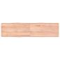 Preview: ARDEBO.de - Tischplatte 160x40x(2-6) cm Massivholz Behandelt Baumkante
