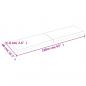 Preview: Tischplatte 160x40x(2-6) cm Massivholz Behandelt Baumkante