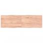 Preview: Tischplatte 160x50x(2-6) cm Massivholz Behandelt Baumkante