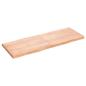 Preview: Tischplatte 160x60x(2-6) cm Massivholz Behandelt Baumkante