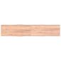 Preview: ARDEBO.de - Tischplatte 200x40x(2-6) cm Massivholz Behandelt Baumkante