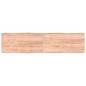 Preview: ARDEBO.de - Tischplatte 200x50x(2-6) cm Massivholz Behandelt Baumkante