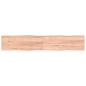 Preview: ARDEBO.de - Tischplatte 220x40x(2-6) cm Massivholz Behandelt Baumkante
