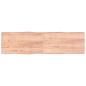 Preview: ARDEBO.de - Tischplatte 220x60x(2-6) cm Massivholz Behandelt Baumkante
