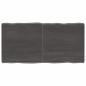 Preview: ARDEBO.de - Tischplatte 120x60x(2-6) cm Massivholz Behandelt Baumkante