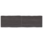 Preview: ARDEBO.de - Tischplatte 140x40x(2-6) cm Massivholz Behandelt Baumkante
