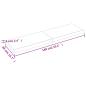 Preview: Tischplatte 140x40x(2-6) cm Massivholz Behandelt Baumkante