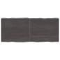 Preview: ARDEBO.de - Tischplatte 140x60x(2-4) cm Massivholz Behandelt Baumkante