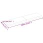 Preview: Tischplatte 160x40x(2-6) cm Massivholz Behandelt Baumkante
