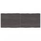 Preview: Tischplatte 160x60x(2-6) cm Massivholz Behandelt Baumkante