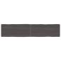 Preview: ARDEBO.de - Tischplatte 180x40x(2-4) cm Massivholz Behandelt Baumkante