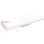 Preview: Tischplatte 180x60x(2-4) cm Massivholz Behandelt Baumkante