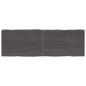 Preview: ARDEBO.de - Tischplatte 180x60x(2-6) cm Massivholz Behandelt Baumkante