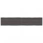 Preview: Tischplatte 200x40x(2-6) cm Massivholz Behandelt Baumkante