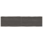 Preview: ARDEBO.de - Tischplatte 200x50x(2-4) cm Massivholz Behandelt Baumkante