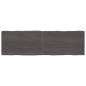 Preview: ARDEBO.de - Tischplatte 200x60x(2-4) cm Massivholz Behandelt Baumkante