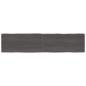 Preview: ARDEBO.de - Tischplatte 220x50x(2-4) cm Massivholz Behandelt Baumkante