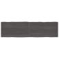 Preview: ARDEBO.de - Tischplatte 220x60x(2-4) cm Massivholz Behandelt Baumkante